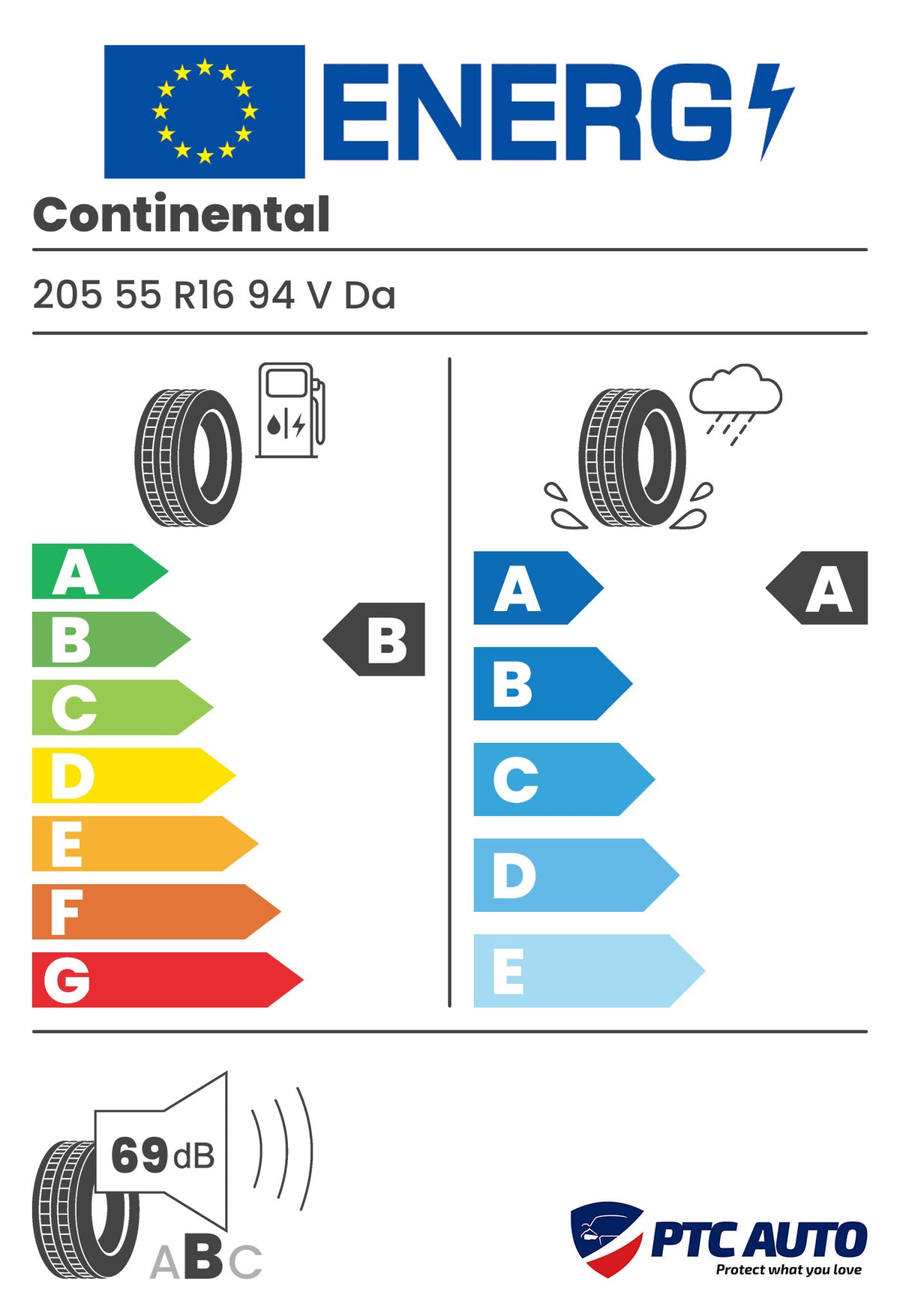 CONTINENTAL ULTRACONTACT 205/55R16 94V