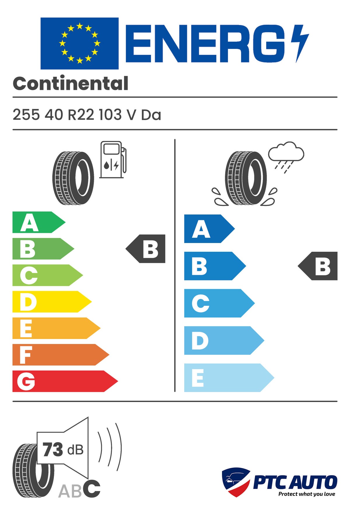CONTINENTAL TS870 P 255/40R22 103V