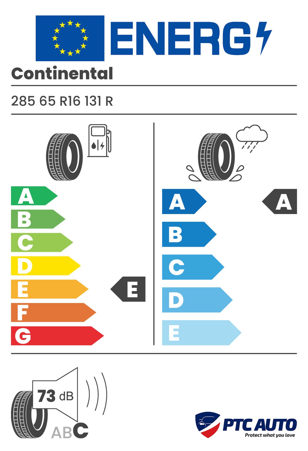 CONTINENTAL VANCONTACT WINTER 285/65R16C 131R