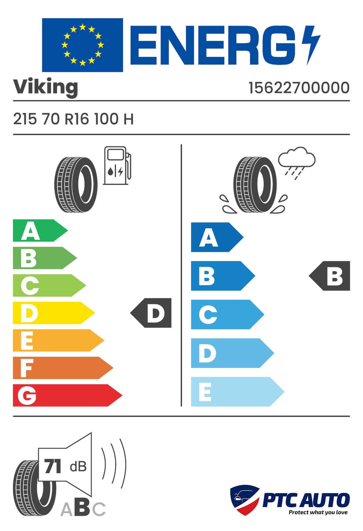 VIKING 215/70 R16 100H PROTECH NEWGEN (D-B-B[71])(4x4 vara)
