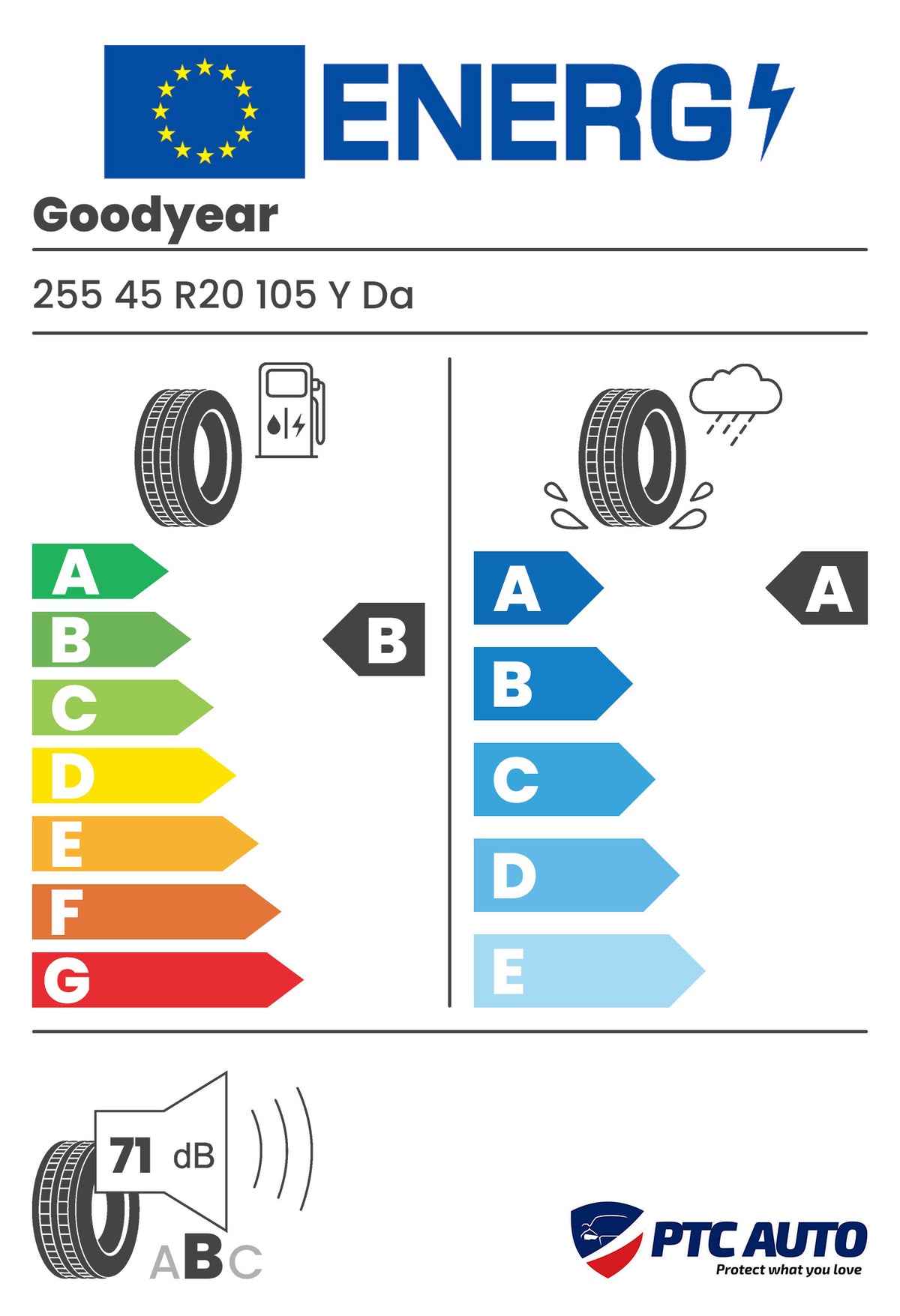 GOODYEAR VEC ALL SEASON 4 255/45R20 105Y