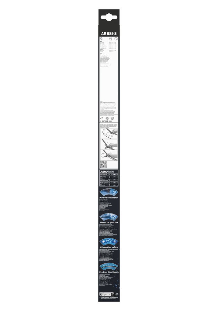 Lamela Stergator Fiat Panda, fabricatie 2003+, caroserie Hatchback | STB3397118989