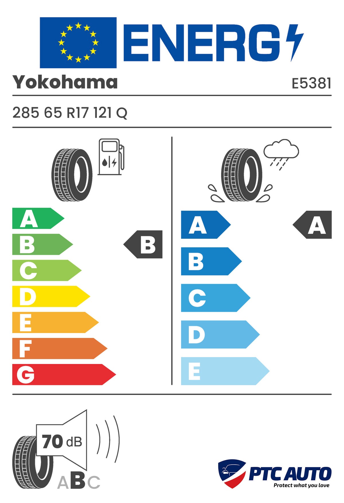 YOKOHAMA 285/65 R17 121Q RPB GEOLANDAR X-AT G016 *POR M+S (B-A-B[70])(4x4 vara)