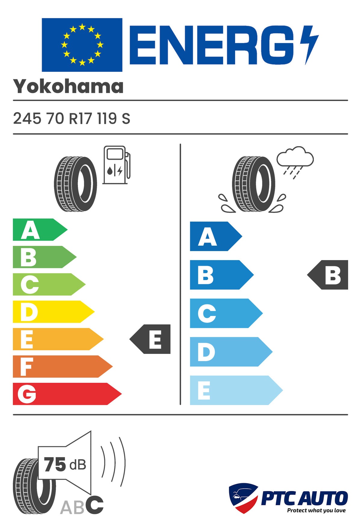 YOKOHAMA G018 245/70R17 119S