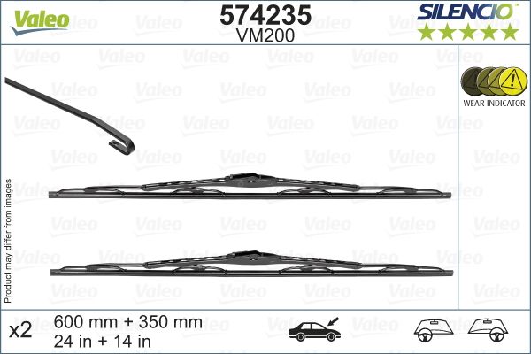 Lamela Stergator Opel Karl, fabricatie 2015-2019, caroserie Hatchback | STV574235