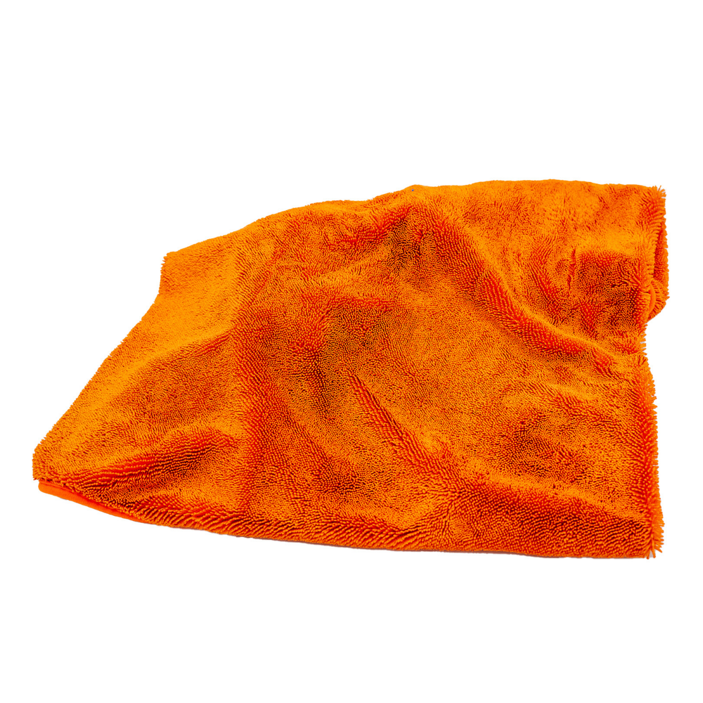 Prosop microfibră ultra absorbant AMOS Powerfluff portocaliu 1000 GSM 60*80cm + manusa CADOU