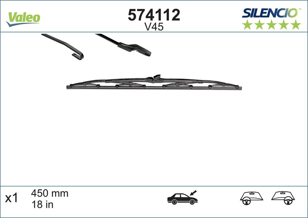 Lamela Stergator Renault Clio II, fabricatie 1998+, caroserie Hatchback | STV574112