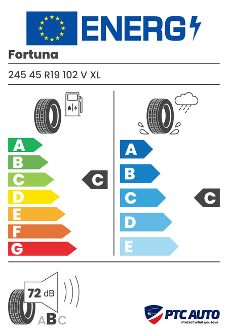 Fortuna Gowin uhp2 xl 245/45/19 Iarna