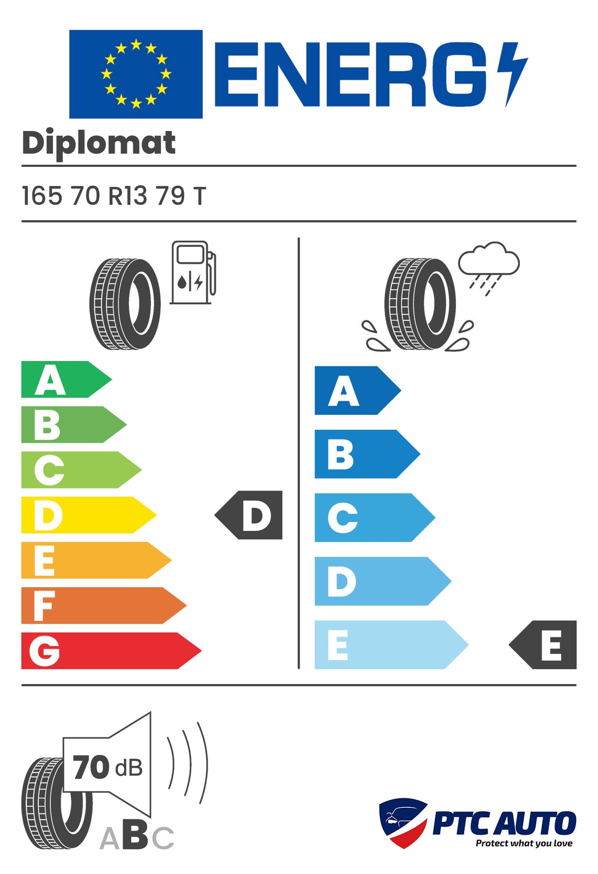 Anvelopa Iarna Diplomat 165/70 R13 ST 79T