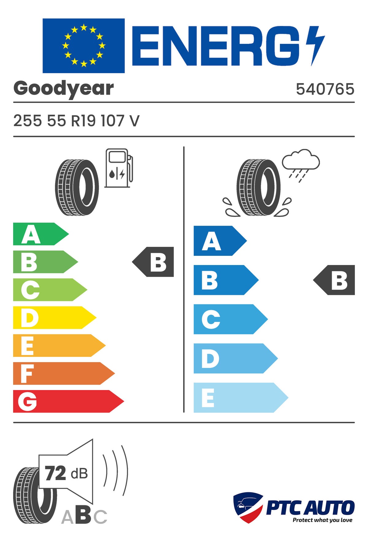 GOODYEAR 255/55 R19 107V VECTOR 4SEASONS GEN-2 SUV M+S 3PMSF (B-B-B[72])(4x4 All Season)