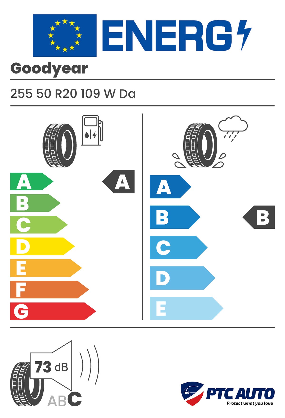 Anvelopa Vara Goodyear 255/50 R20 EAGLE F1 ASYMMETRIC SUV AT 109W XL