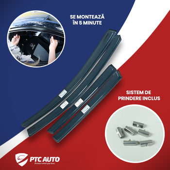 Paravanturi (fata plus spate) Peugeot 206, an fabricatie 1998 - 2010, caroserie hatchback, 4 buc. | PVF1811X1813