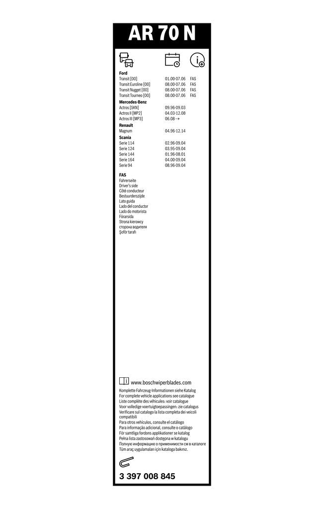 Lamela Stergator Citroen Jumpy, fabricatie 2007-2016, caroserie Minivan | STB3397008845