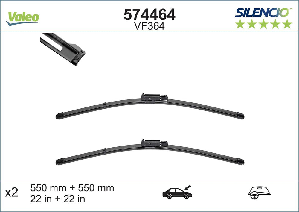 Lamela Stergator Audi A6 C6, fabricatie 2004-2011, caroserie Combi | STV574464
