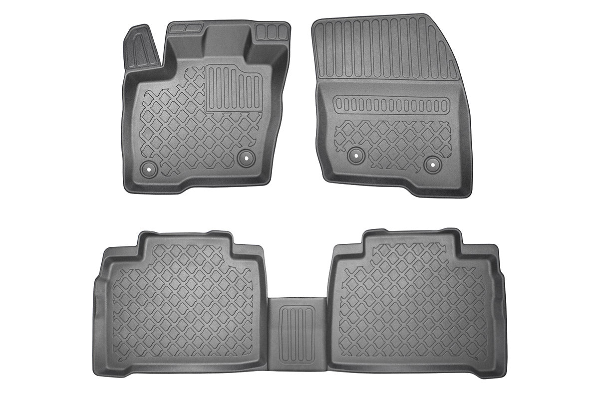 Covorase auto tip tavita Ford S-Max II, an fabricatie 09.2015 - prezent, caroserie van 5-7 locuri, fara rand 3, inclusiv facelift | 603133