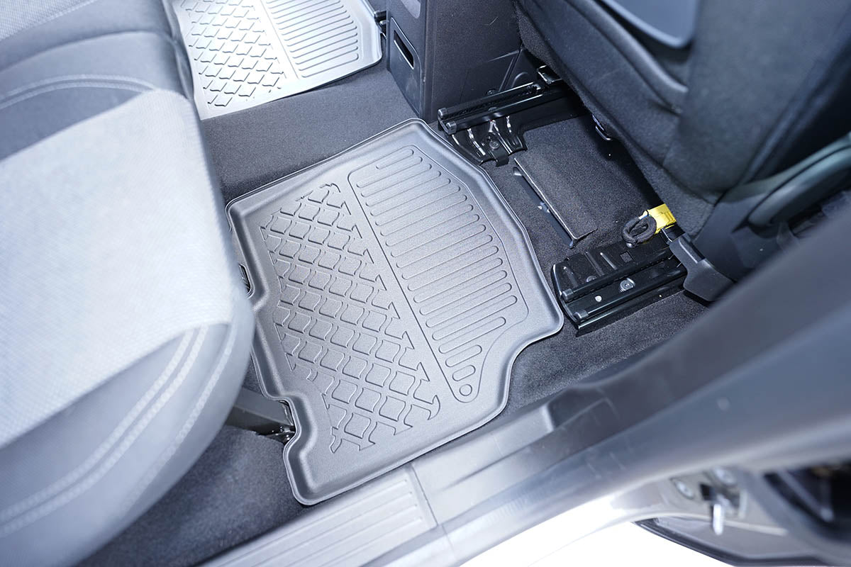 Covorase auto tip tavita Renault Kangoo III, an fabricatie 06.2021 - prezent, caroserie van ampatament scurt si lung, nu corespunde pentru electric | 604009