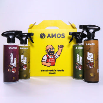 AMOS LTHR Vibe - Îngrijire Premium pentru Suprafețe din Piele Auto 500 ml