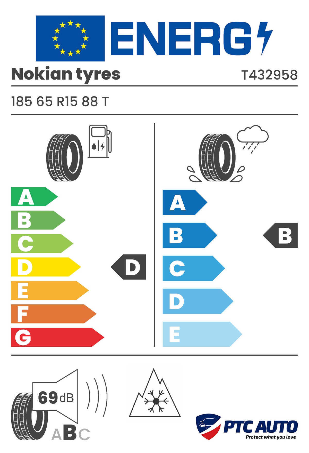Anvelopa Iarna Nokian tyres 185/65 R15 SNOWPROOF 1 88T M+S 3PMSF