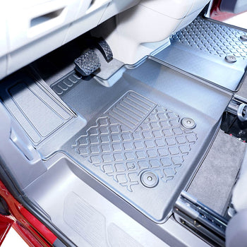 Covorase auto tip tavita Volkswagen T7 Multivan eHybrid PHEV, an fabricatie 10.2021 - prezent, caroserie van ampatament lung, covorase fata | 653893