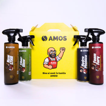 AMOS New LTHR – Îngrijire și Revitalizare pentru Scaune din Piele Auto 500 ml
