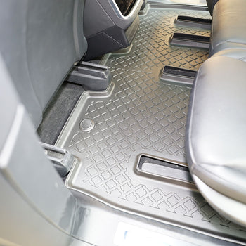 Covorase auto tip tavita Tesla Model X Facelift, an fabricatie 01.2021 - prezent, caroserie suv 5-7 locuri, randul 2 si randul 3 | 683875