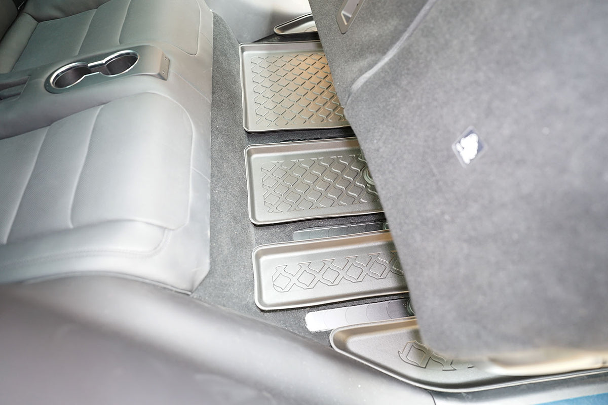 Covorase auto tip tavita Tesla Model X Facelift, an fabricatie 01.2021 - prezent, caroserie suv 5-7 locuri, randul 2 si randul 3 | 683875