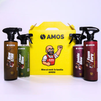 AMOS New LTHR – Îngrijire și Revitalizare pentru Scaune din Piele Auto 500 ml