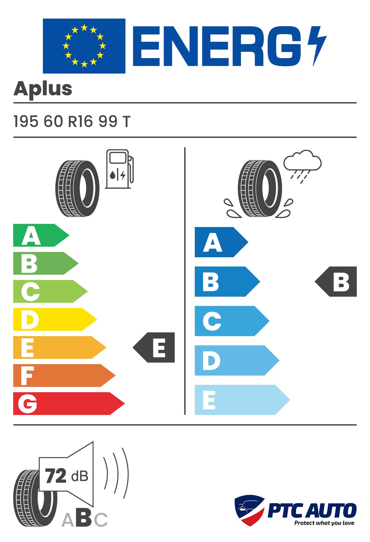 APLUS A869 195/60R16C 99T