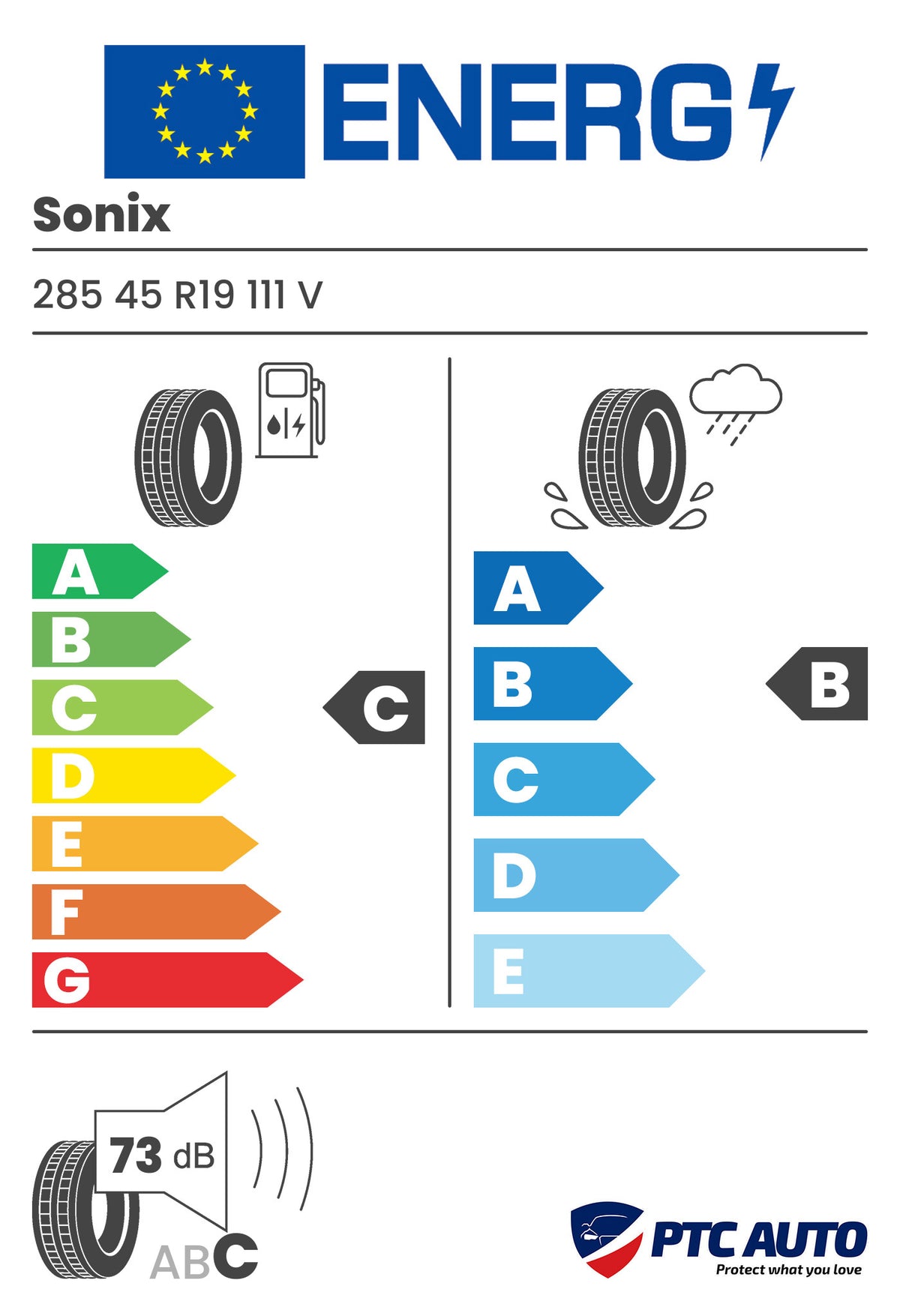 SONIX PRIME UHP 08 285/45R19 111V