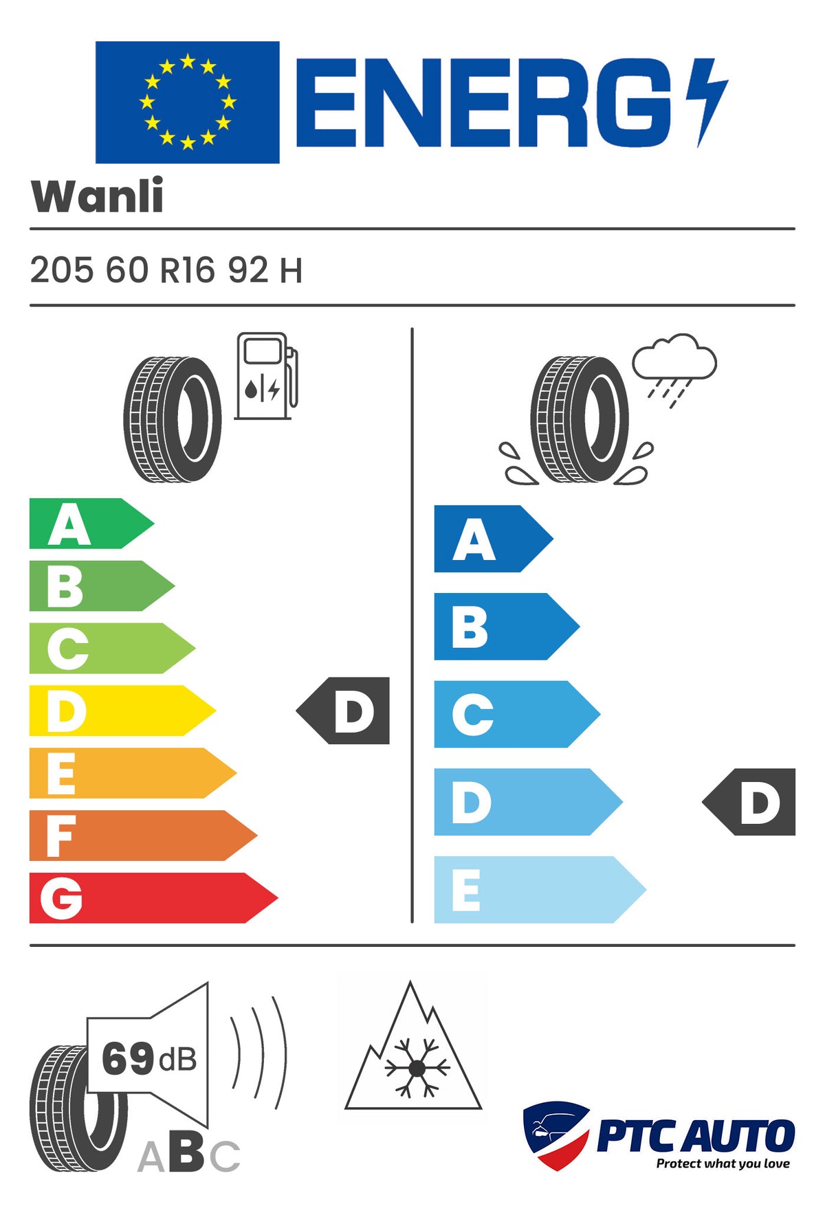 Anvelopa Iarna Wanli 205/60 R16 SW631 92H