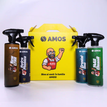 AMOS New LTHR – Îngrijire și Revitalizare pentru Scaune din Piele Auto 500 ml