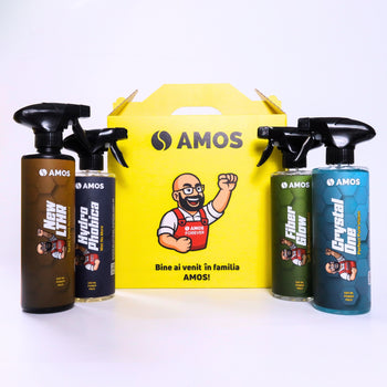 AMOS New LTHR – Îngrijire și Revitalizare pentru Scaune din Piele Auto 500 ml