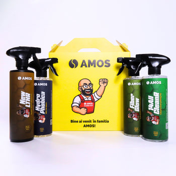 AMOS New LTHR – Îngrijire și Revitalizare pentru Scaune din Piele Auto 500 ml