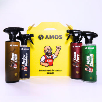 AMOS New LTHR – Îngrijire și Revitalizare pentru Scaune din Piele Auto 500 ml