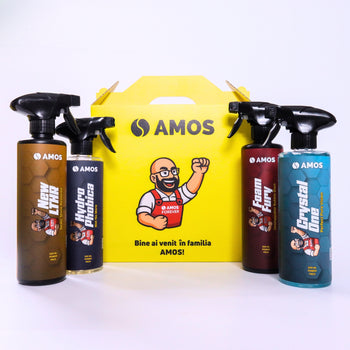 AMOS New LTHR – Îngrijire și Revitalizare pentru Scaune din Piele Auto 500 ml