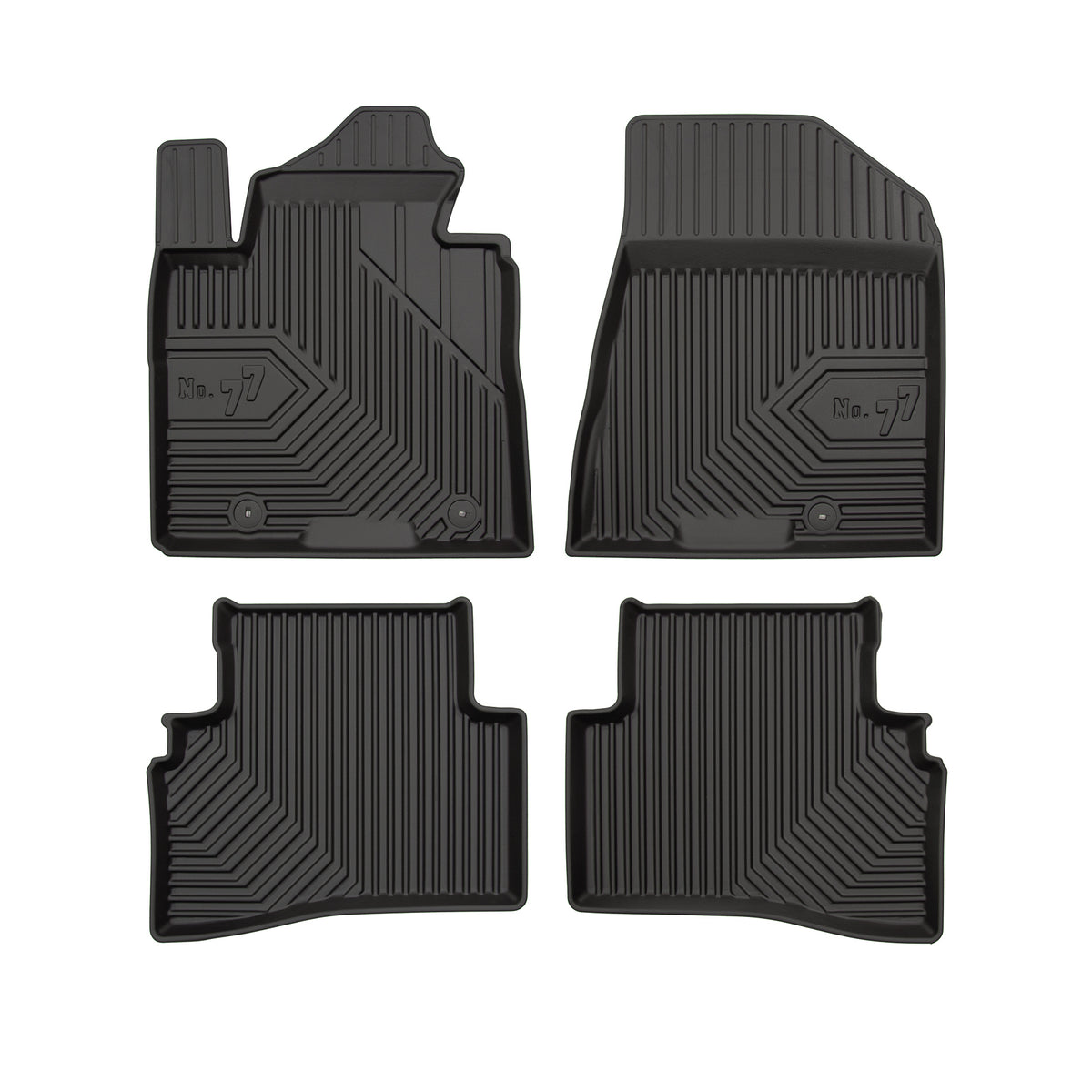 Covorase auto tip tavita Hyundai Tucson III, an fabricatie 07.2015 - 09.2020, caroserie suv fara pretensioner centura de siguranta in spatele scaunului soferului | 77407138