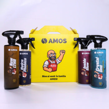 AMOS New LTHR – Îngrijire și Revitalizare pentru Scaune din Piele Auto 500 ml