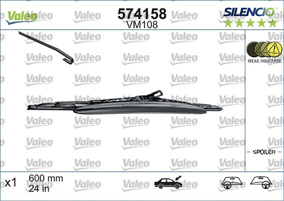 Lamela Stergator Kia Magentis II, fabricatie 2005-2010, caroserie Sedan | STV574158