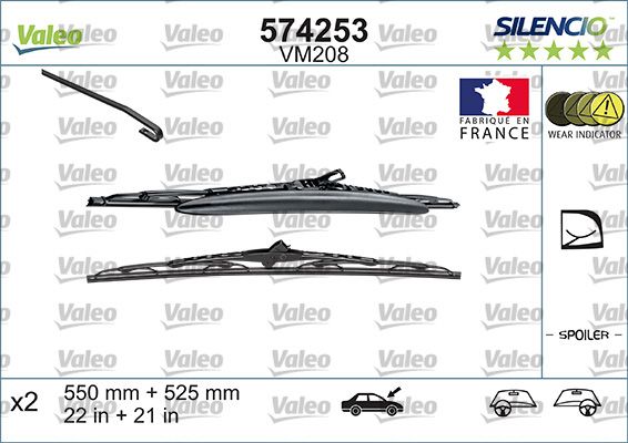 Lamela Stergator Alfa Romeo 156, fabricatie 1997-2006, caroserie Combi | STV574253