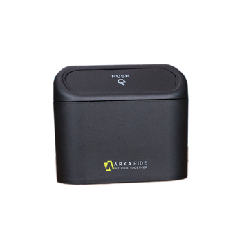 Cos de gunoi si depozitare cu capac rabatabil pentru masina