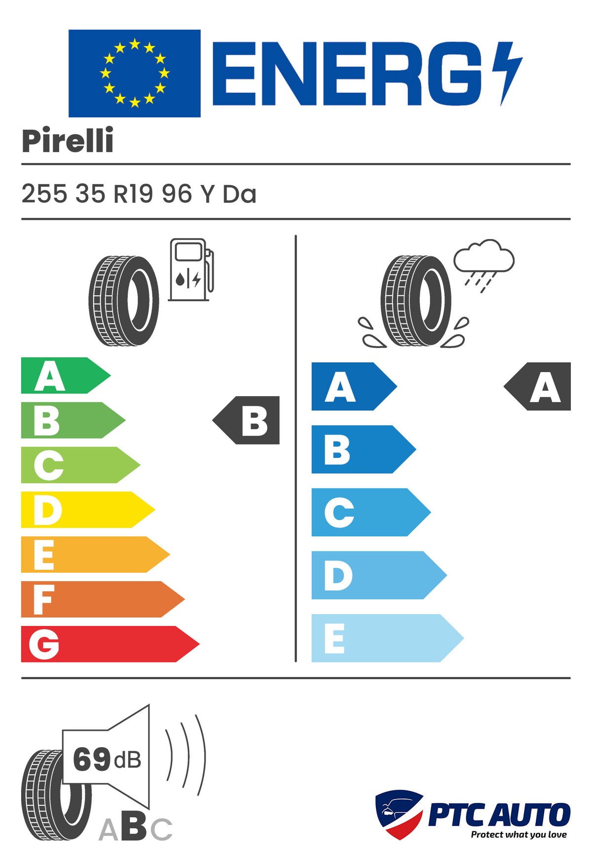 PIRELLI P-ZERO (PZ4) 255/35R19 96Y