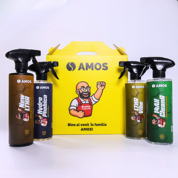 AMOS New LTHR – Îngrijire și Revitalizare pentru Scaune din Piele Auto 500 ml