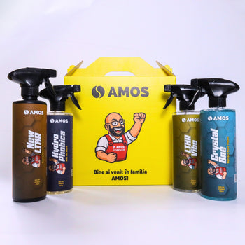 AMOS New LTHR – Îngrijire și Revitalizare pentru Scaune din Piele Auto 500 ml