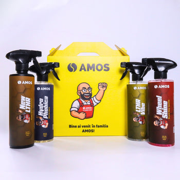 AMOS New LTHR – Îngrijire și Revitalizare pentru Scaune din Piele Auto 500 ml