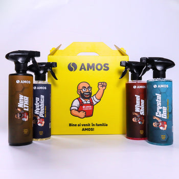 AMOS New LTHR – Îngrijire și Revitalizare pentru Scaune din Piele Auto 500 ml