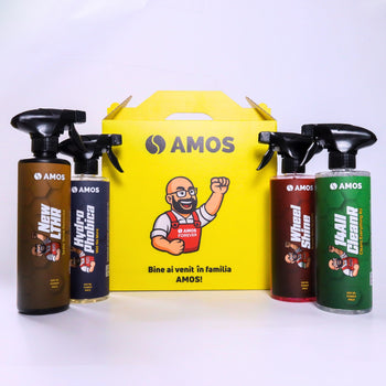 AMOS New LTHR – Îngrijire și Revitalizare pentru Scaune din Piele Auto 500 ml