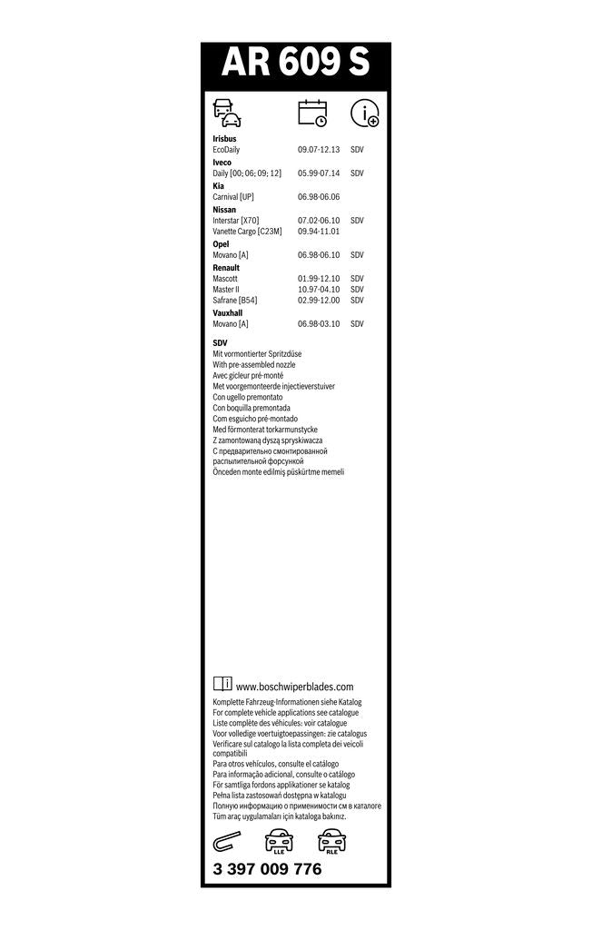 Lamela Stergator Renault Espace, fabricatie 1991-1996, caroserie Minivan | STB3397009776