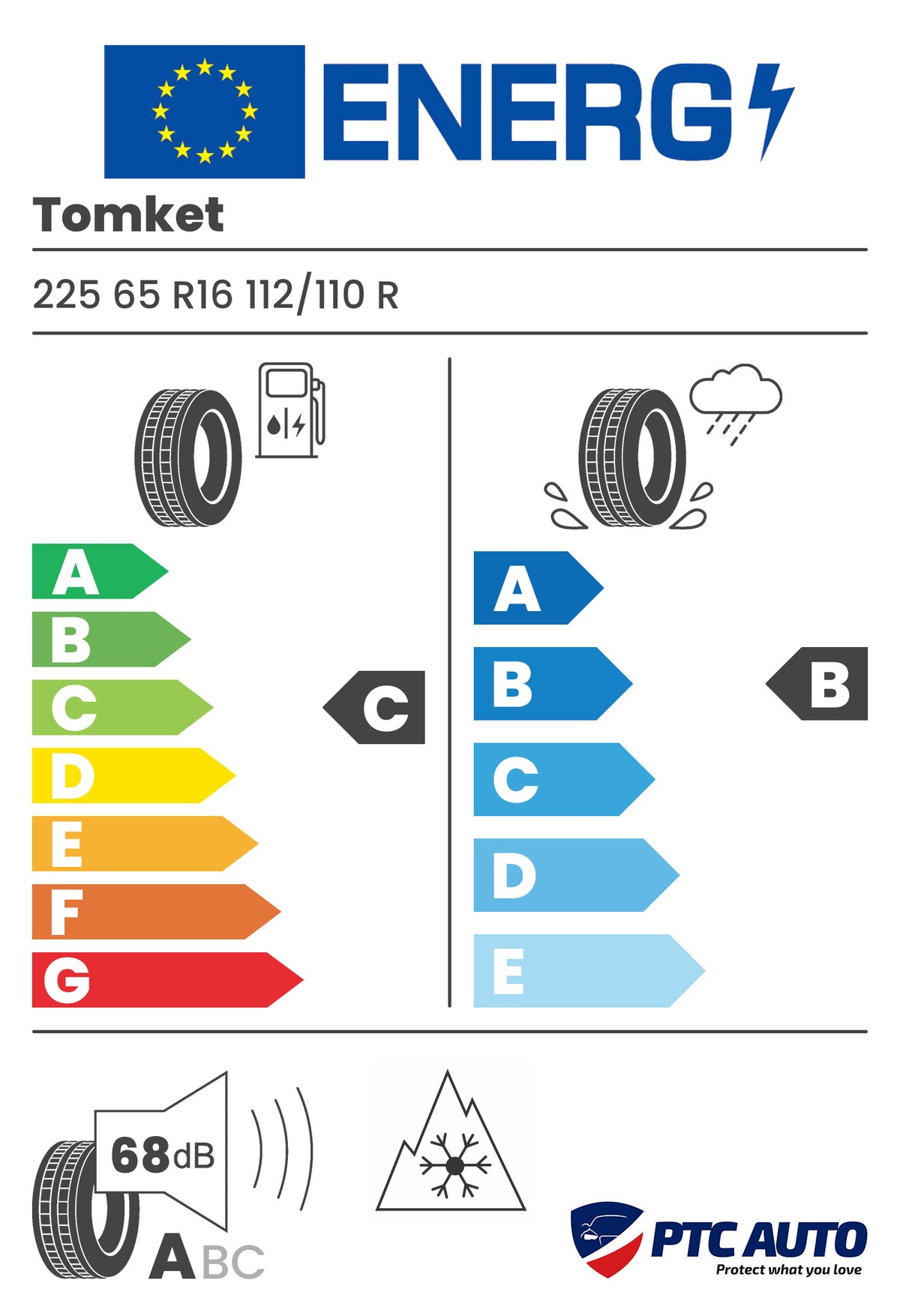 Anvelopa Iarna Tomket 225/65 R16 SNOWROAD VAN 112/110R