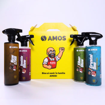 AMOS New LTHR – Îngrijire și Revitalizare pentru Scaune din Piele Auto 500 ml