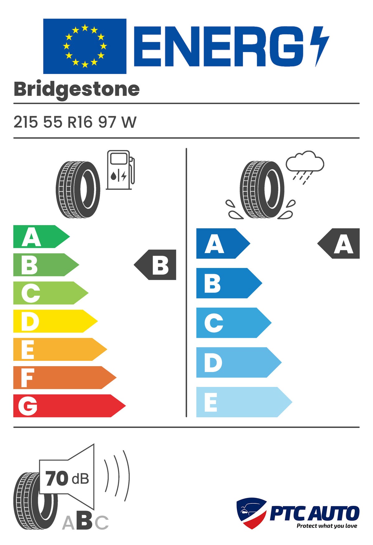 BRIDGESTONE TURANZA 6 215/55R16 97W